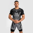 Photo1: VENUM Rashguard ATTACKShort Sleeve Black/Gray (1)