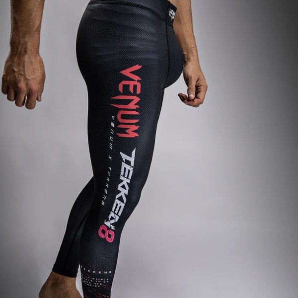 Photo7: VENUM x TEKKEN8 Long Spats MARSHALL LAW Black/Red/Gold (7)