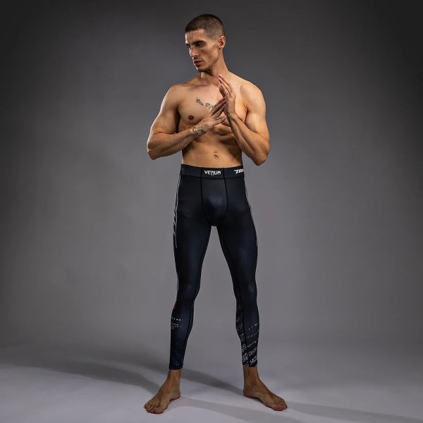 Photo2: VENUM x TEKKEN8 Long Spats JIN KAZAMA Blue/Black/White (2)