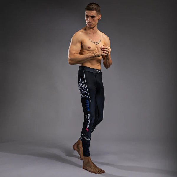 Photo3: VENUM x TEKKEN8 Long Spats JIN KAZAMA Blue/Black/White (3)