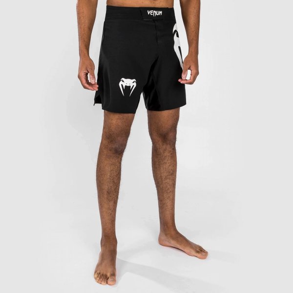 Photo4: VENUM Fight Shorts LIGHT 5.0 Black/White (4)
