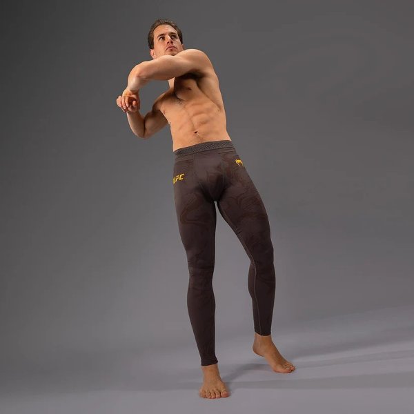 Photo1: VENUM Long Spats UFC FUSION AUNTHENTIC FIGHT WEEK Earthen Brown (1)