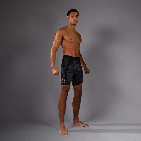 Photo4: Venum Vale tudo Shorts TOPURIA UNMATCHED EDITION Black/Gold (4)