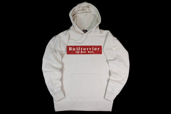 Photo1: BULL TERRIER Hoodie Parka BASIC LOGO Beige (1)