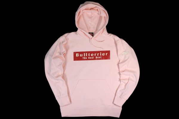 Photo1: BULL TERRIER Hoodie Parka BASIC LOGO Light Pink (1)