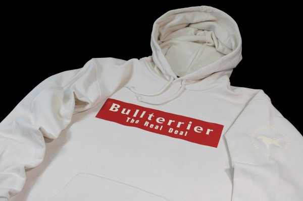 Photo3: BULL TERRIER Hoodie Parka BASIC LOGO Beige (3)