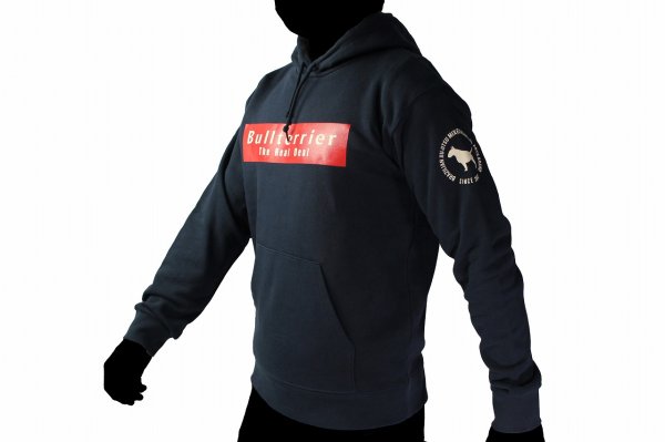 Photo5: BULL TERRIER Hoodie Parka BASIC LOGO Dark Navy (5)