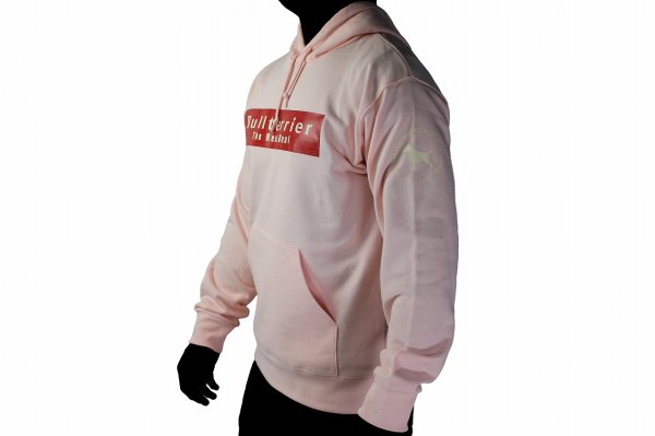 Photo5: BULL TERRIER Hoodie Parka BASIC LOGO Light Pink (5)