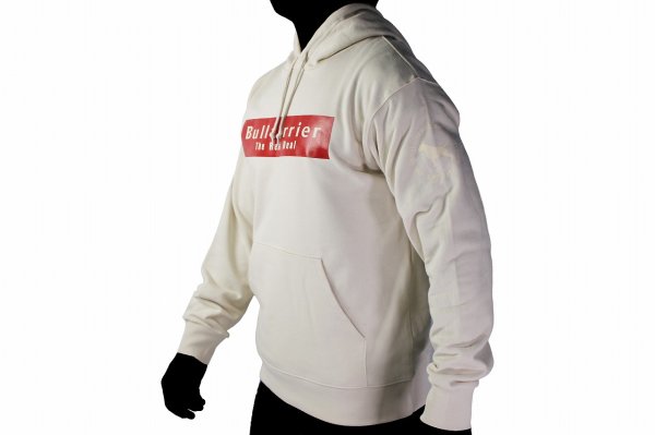 Photo5: BULL TERRIER Hoodie Parka BASIC LOGO Beige (5)