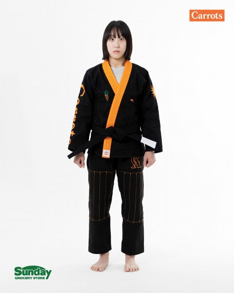 Photo15: CARROTS × SUNDAY GROCERY STORE Jiu-Jitsu Gi Black (15)