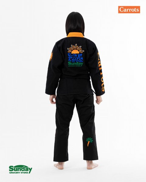 Photo17: CARROTS × SUNDAY GROCERY STORE Jiu-Jitsu Gi Black (17)