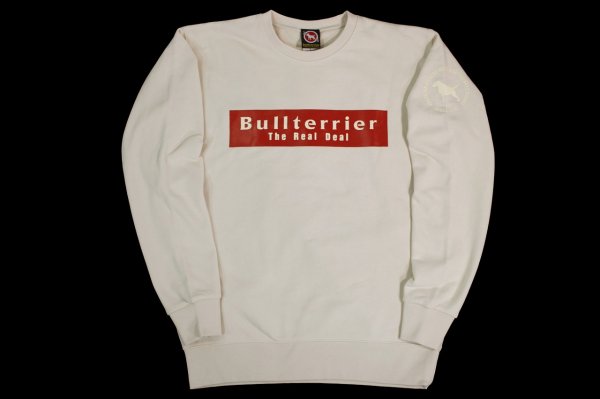 Photo1: BULL TERRIER Sweatshirt BASIC LOGO Beige (1)