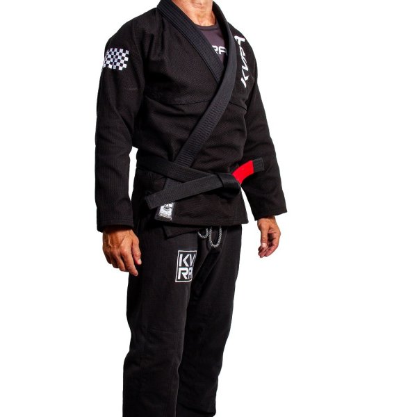 Photo4: KVRA Jiu-Jitsu Gi FICHA BORDADOS Black (4)
