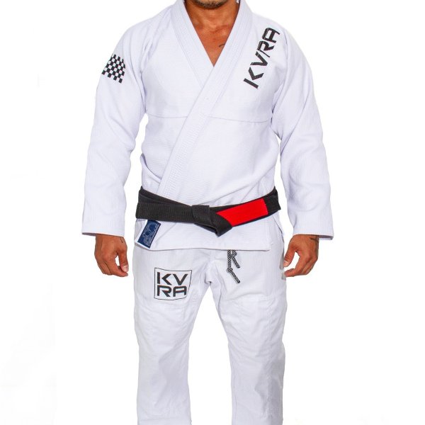 Photo2: KVRA Jiu-Jitsu Gi FICHA BORDADOS White (2)