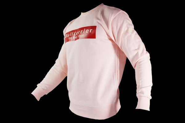 Photo5: BULL TERRIER Sweatshirt BASIC LOGO Light Pink (5)