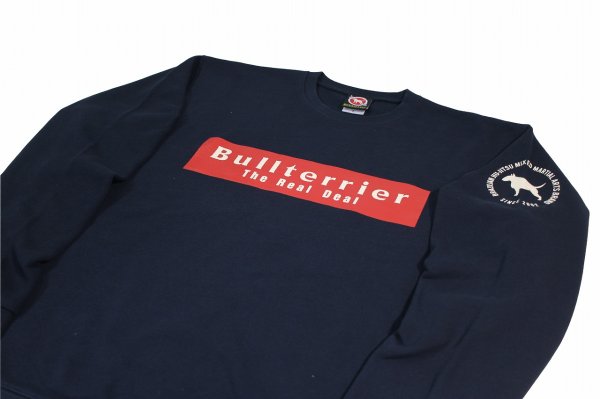 Photo3: BULL TERRIER Sweatshirt BASIC LOGO Dark Navy (3)