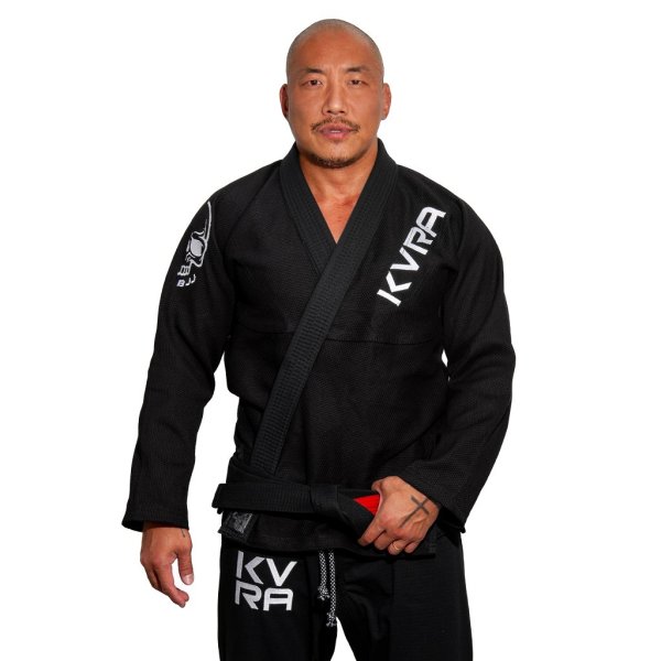 Photo1: KVRA Jiu-Jitsu Gi COMPETITION Black (1)