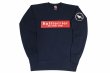 Photo1: BULL TERRIER Sweatshirt BASIC LOGO Dark Navy (1)