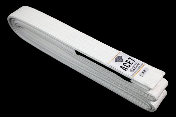 Photo1: ACEVEN Jiu-Jitsu Belt White (1)
