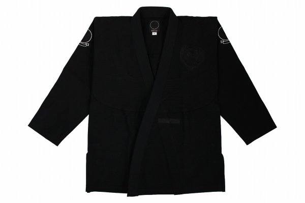 Photo1: BULLTERRIER Jiu-Jitsu Gi BLACKOUT Black (1)