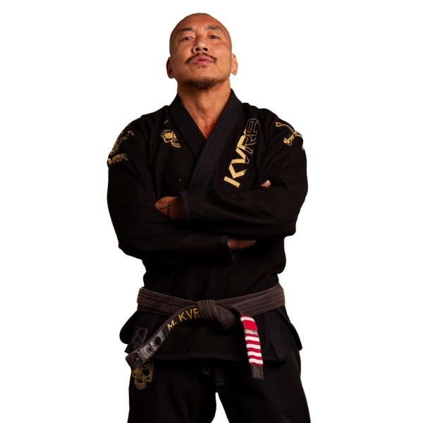 Photo1: KVRA Jiu-Jitsu Gi GOLD ARTE Black (1)