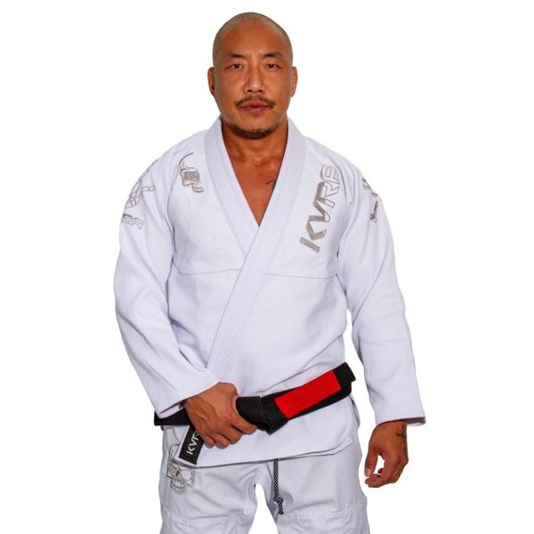 Photo1: KVRA Jiu-Jitsu Gi SILVER ARTE White (1)