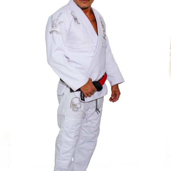 Photo3: KVRA Jiu-Jitsu Gi SILVER ARTE White (3)