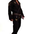 Photo3: KVRA Jiu-Jitsu Gi GOLD ARTE Black (3)