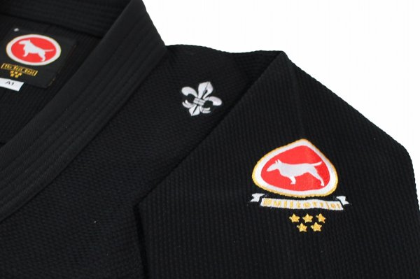 Photo6: BULLTERRIER Jiu-Jitsu Gi FIVE STAR Black (6)