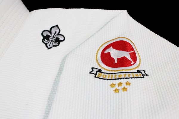 Photo6: BULLTERRIER Jiu-Jitsu Gi FIVE STAR White (6)