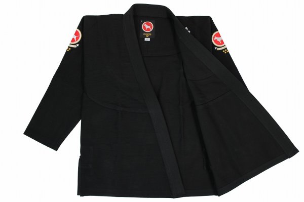 Photo2: BULLTERRIER Jiu-Jitsu Gi FIVE STAR Black (2)