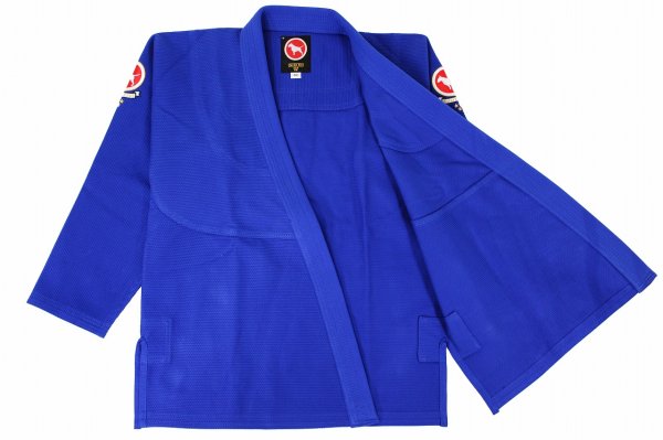 Photo2: BULLTERRIER Jiu-Jitsu Gi FIVE STAR Blue (2)