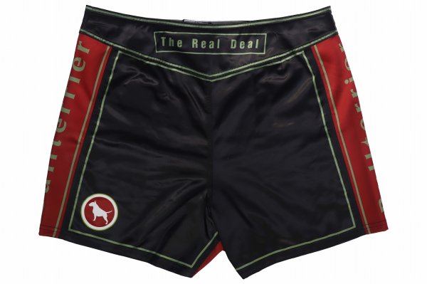 Photo5: BULL TERRIER Fight Shorts Short Fit TRADITIONAL 4.0 Black (5)