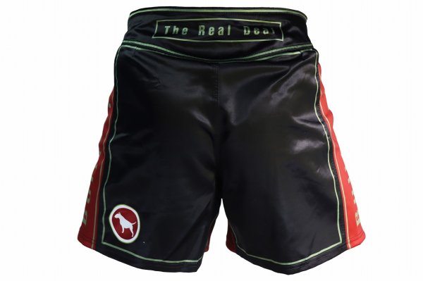 Photo3: BULL TERRIER Fight Shorts Short Fit TRADITIONAL 4.0 Black (3)
