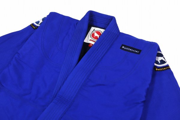 Photo5: BULLTERRIER Kids Jiu-Jitsu Gi TRADITIONAL Blue (5)