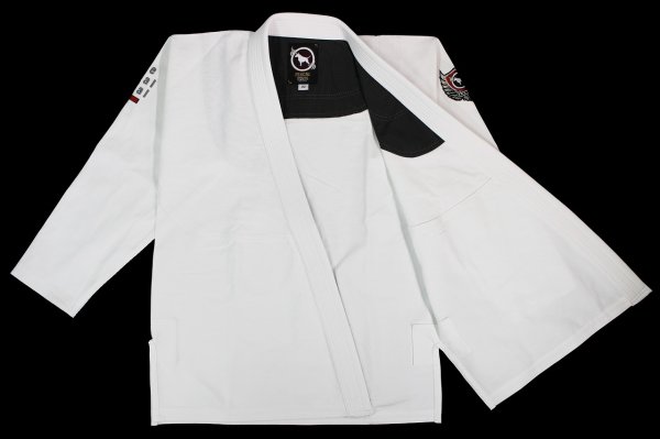 Photo2: BULLTERRIER Jiu-Jitsu Gi Super Light TRD White (2)
