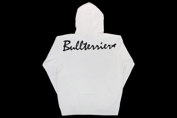 Photo2: BULL TERRIER Hoodie Parka MOCOLOGO White (2)