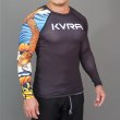 Photo4: KVRA Rashguard CARP Long Sleeve Black (4)