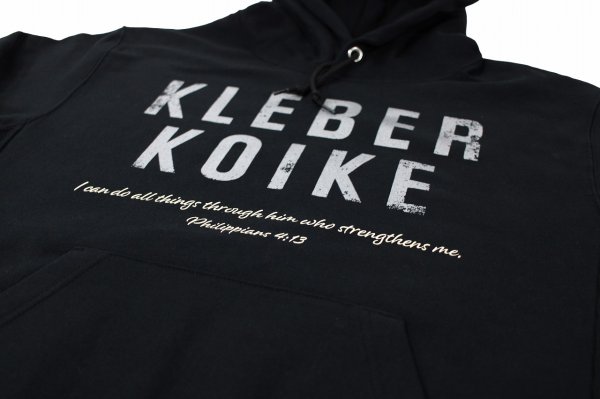 Photo3: BULL TERRIER Kleber Koike LIVE TO FIGHT Hoodie Parka Black (3)