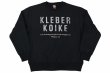 Photo1: BULL TERRIER Kleber Koike LIVE TO FIGHT Sweatshirts Black (1)