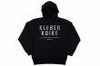 Photo1: BULL TERRIER Kleber Koike LIVE TO FIGHT Hoodie Parka Black (1)