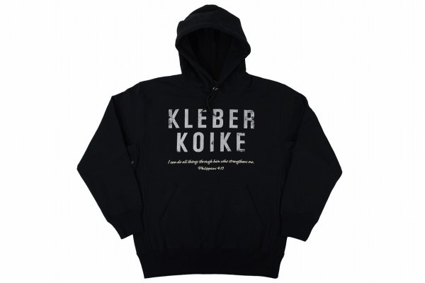 Photo1: BULL TERRIER Kleber Koike LIVE TO FIGHT Hoodie Parka Black (1)