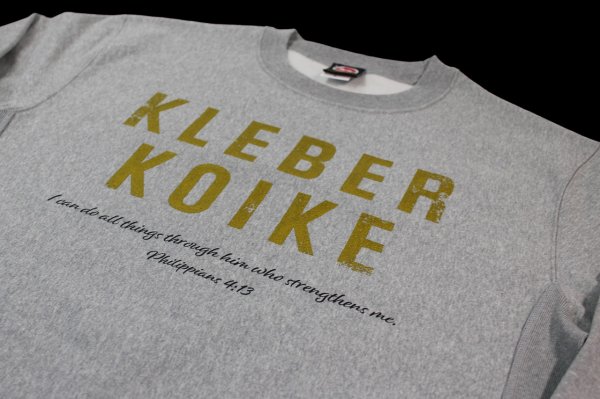 Photo3: BULL TERRIER Kleber Koike LIVE TO FIGHT Sweatshirts Ash (3)