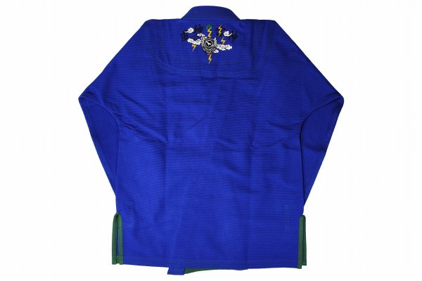 Photo3: BULLTERRIER Jiu-Jitsu Gi FUJIN RAIJIN 2.0 Blue (3)