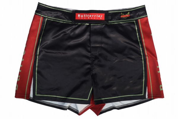 Photo4: BULL TERRIER Fight Shorts Short Fit TRADITIONAL 4.0 Black (4)