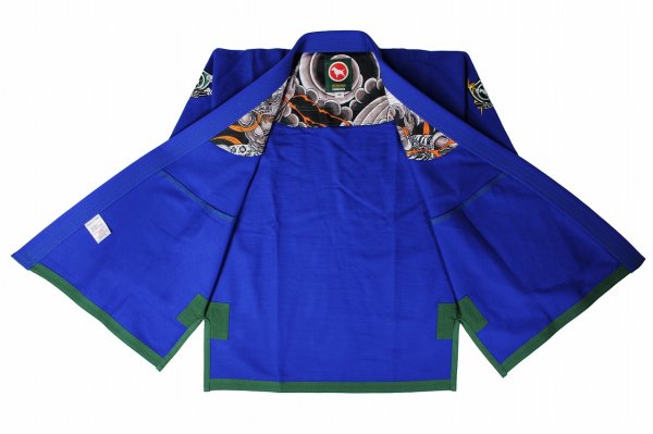 Photo2: BULLTERRIER Jiu-Jitsu Gi FUJIN RAIJIN 2.0 Blue (2)