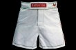 Photo1: BULL TERRIER Fight Shorts Short Fit TRADITIONAL 4.0 White/Red (1)