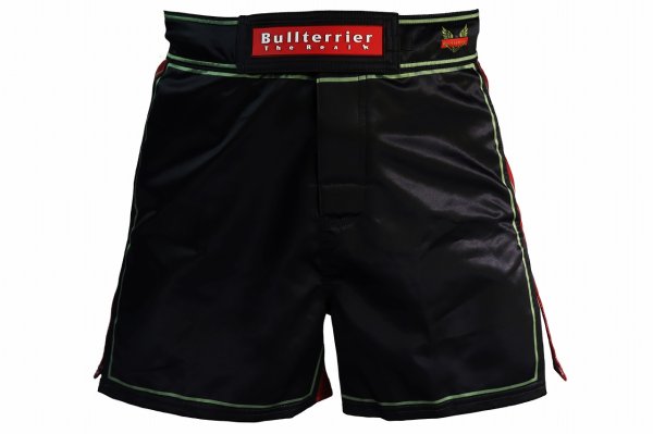 Photo1: BULL TERRIER Fight Shorts Short Fit TRADITIONAL 4.0 Black (1)