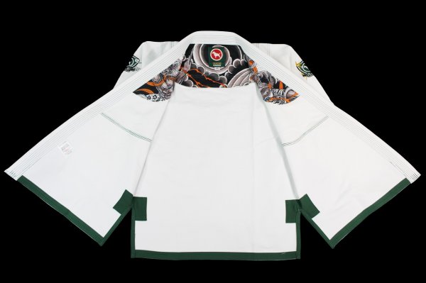 Photo2: BULLTERRIER Jiu-Jitsu Gi FUJIN RAIJIN 2.0 White (2)