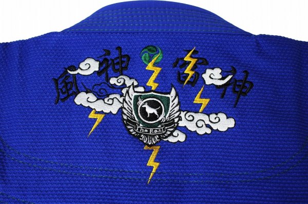 Photo8: BULLTERRIER Jiu-Jitsu Gi FUJIN RAIJIN 2.0 Blue (8)